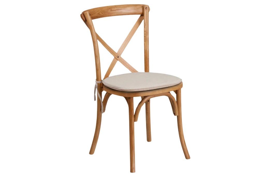 Natural X-Back Chair