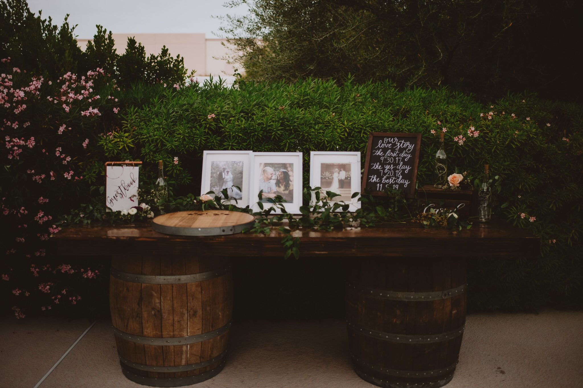 Wine Barrel Farm Table