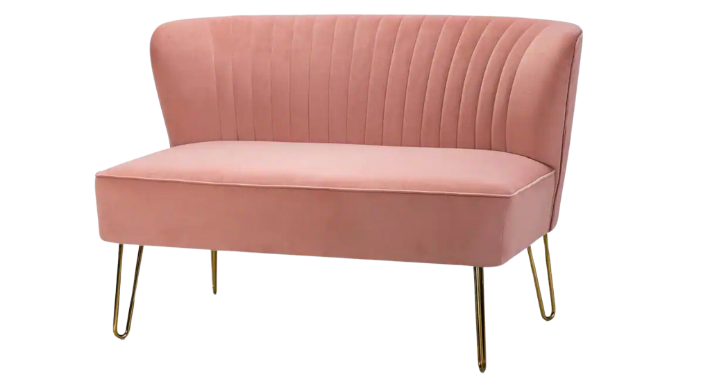 Blush Love Seat