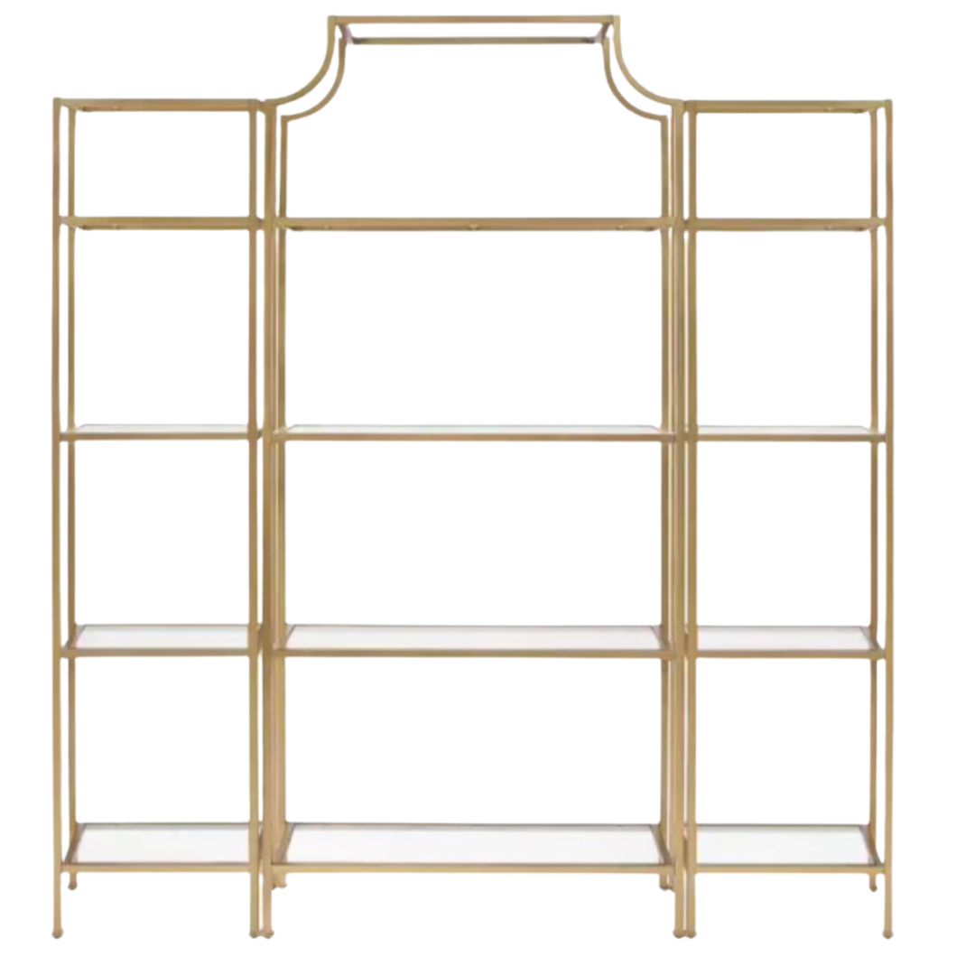 Large Gold Bar Back Shelf