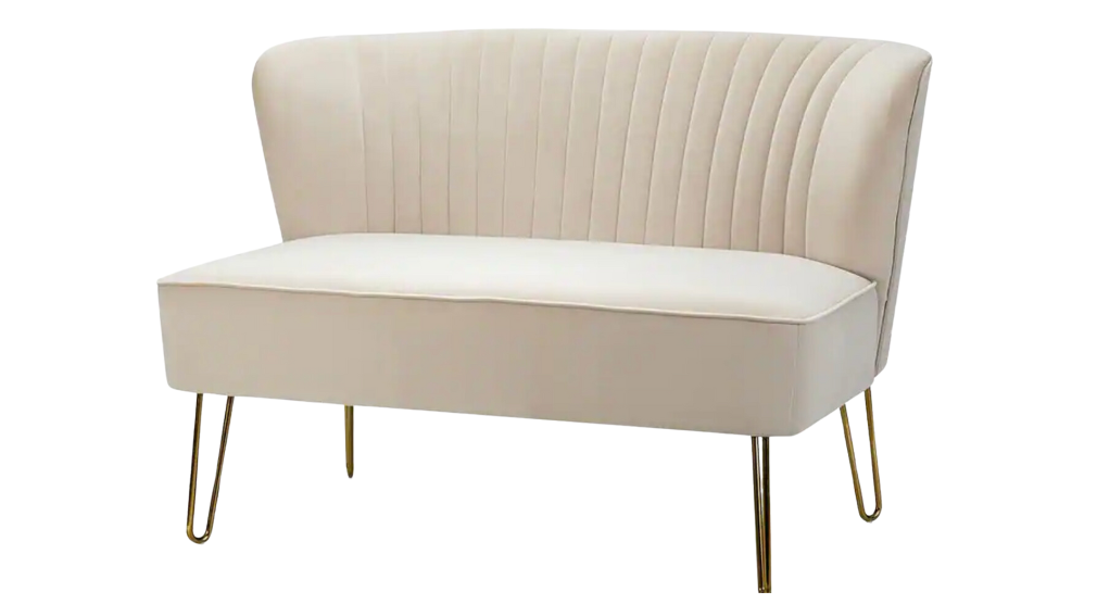 Tan Love Seat