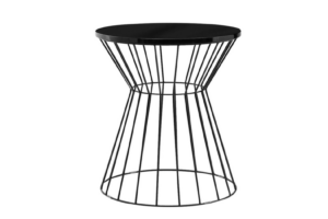 BLACK CONTEMPORARY SIDE TABLE