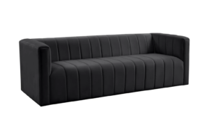 Marco Black Velvet Sofa