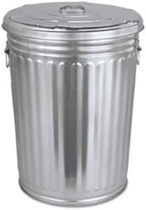 Metal Trashcan