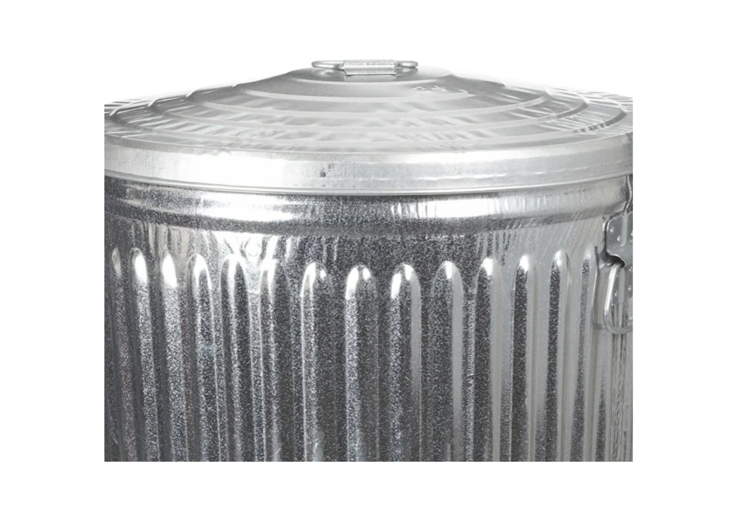 Metal Trash Can