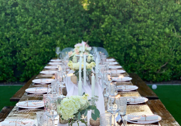 Farm Wood Banquet Table