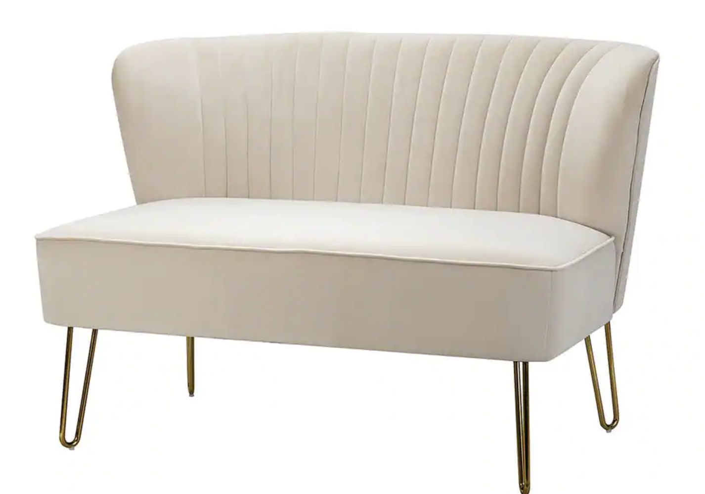 Tan Love Seat