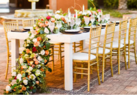 White Modern Farm Table