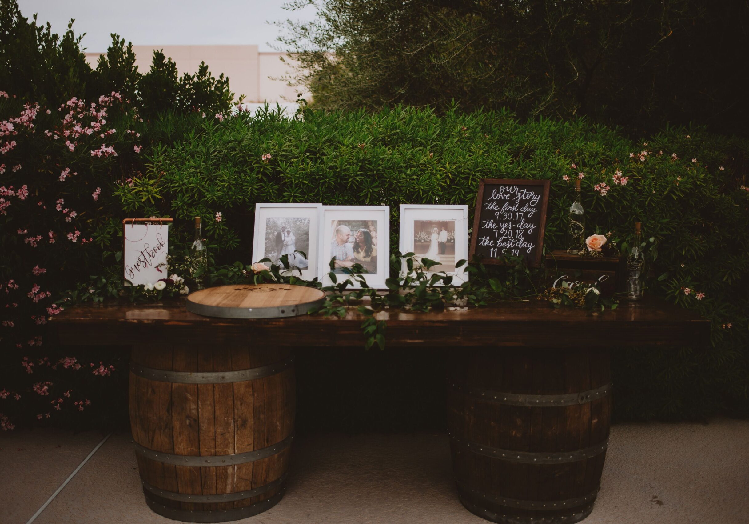 Wine Barrel Farm Table